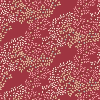 Retalho 60 x 110cm - TILDA | Creating Memories | Berrytangle Burgundy
