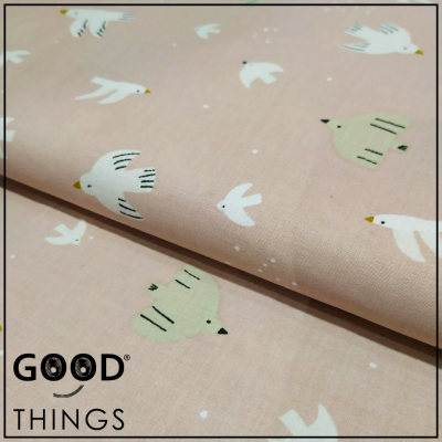 Tecido Doves | Main Pink