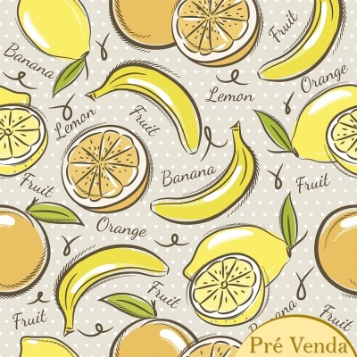 FABRICART | Modern Kitchen | Yellow Fruits