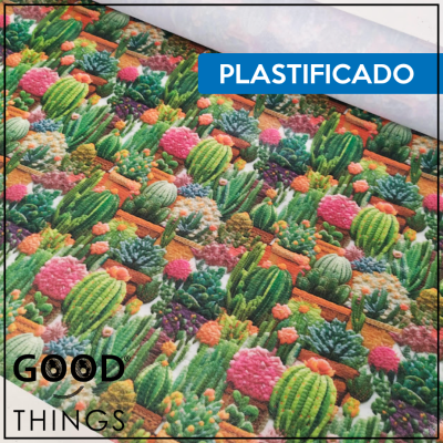 Tecido Plastificado | Cactus Bordados