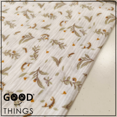 Musselina | Double Gauze | Folhas fundo Pérola