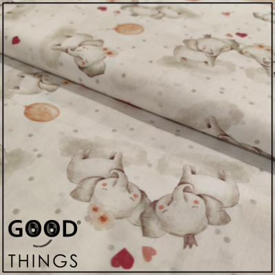 DOMOTEX | Elefantes Amorosos fundo Branco