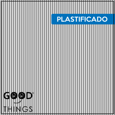 Tecido Plastificado | Riscas Cinza