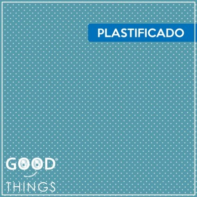 Tecido Plastificado | Bolinhas Jade