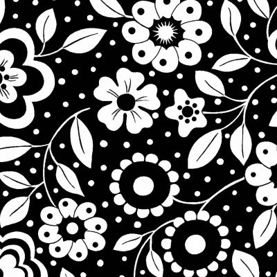 EVA E EVA | Floral Alegria fundo Preto