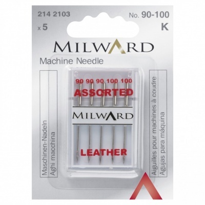 MILWARD | Agulha Máquina Universais | Leather