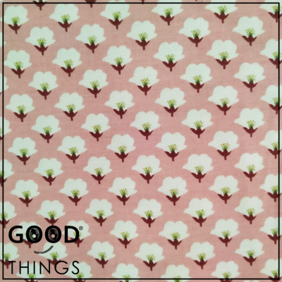 Vaiela Flor de Algodão Rosa