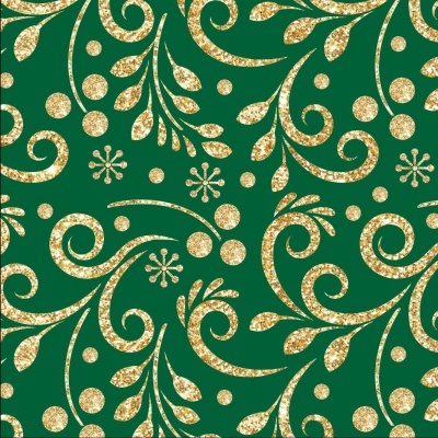 Tecido Arabesco Verde