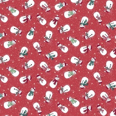 MAKOWER UK | Country Christmas | Snowmen Red