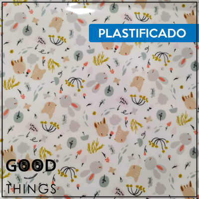 Tecido Plastificado | Bunny and Deer