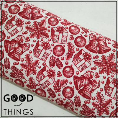 Loneta Natal Vermelho