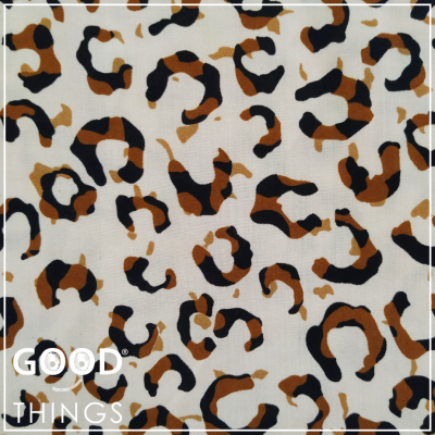 Viscose Tigresa fundo Bege