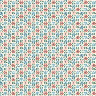 LIBERTY FABRICS | Palace Gardens | Royal Posy Azul