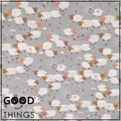 Vaiela Ovelhinhas fundo Azul