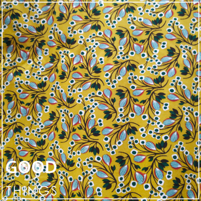 Viscose Selyne Arbustos Mostarda