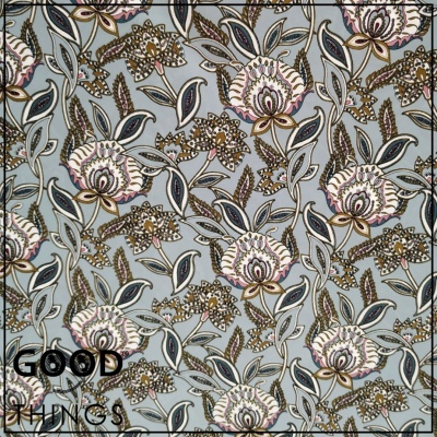 Viscose Pearl Peach Azul