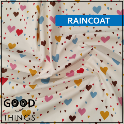 Tecido Gabardine | Mini Corações Coloridos