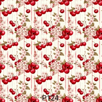Tecido Plastificado | Cerejas