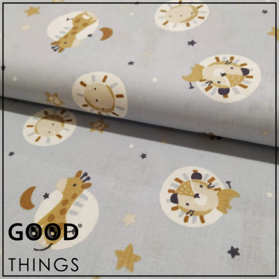 Tecido Bichinhos | Fundo Azul