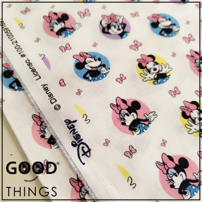 Tecido Disney | Minnie fundo Branco