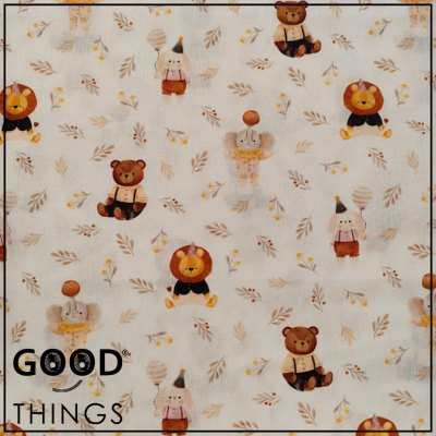 Tecido Animais em Festa