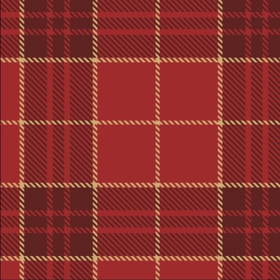Tecido Xadrez Natal Vermelho