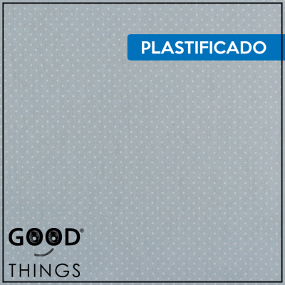 Tecido Plastificado | Bolinhas Azul Claro