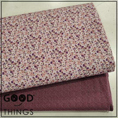 Tecido Florinhas | Flores do Campo Lilás