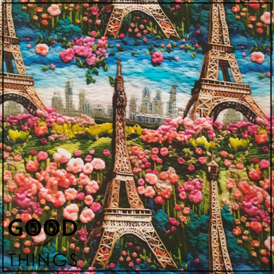 Tecido 3D | Torre Eiffel