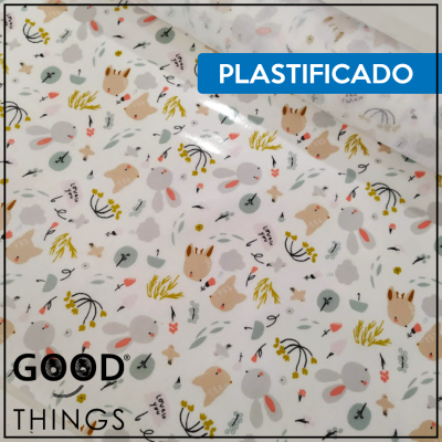 Tecido Plastificado | Bunny and Deer