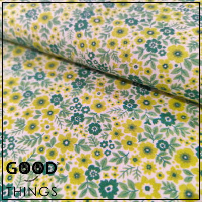 Tecido Flores Silvestres | Tons Verdes