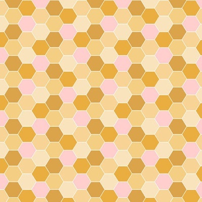 MAKOWER UK | Sunset Cottage | Hexie Blossom Yellow