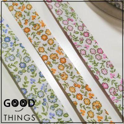 Fita de Viés | Florzinhas | 18mm