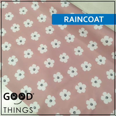 Tecido Gabardine | Flores fundo Rosa Velho