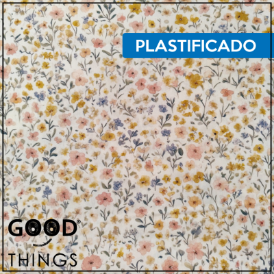 Tecido Plastificado | Florinhas Aguarela