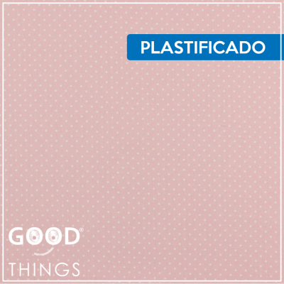 Tecido Plastificado | Bolinhas Rosa