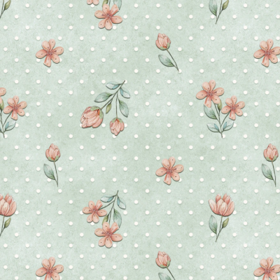 FUXICOS E FRICOTES | Floridinhos Fofos | Floral Fofo Menta