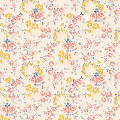 LIBERTY FABRICS | Palace Gardens | Petal Crown Amarelo