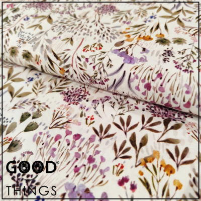 DOMOTEX | Floral Vintage Aguarela | Arbustos