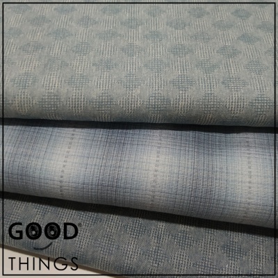 Fazenda Japonesa | Rombos Azul Acinzentado