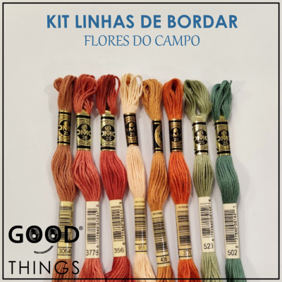 DMC | Kit Linha Bordar | Flores do Campo