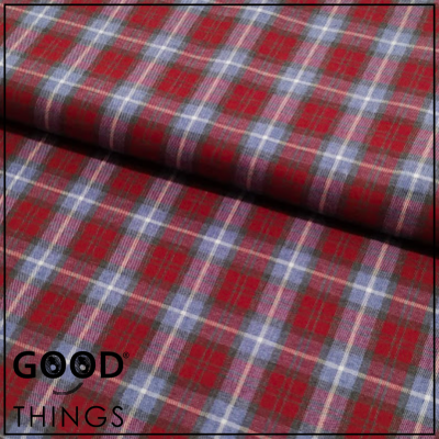 Vaiela Xadrez Vermelho e Azul