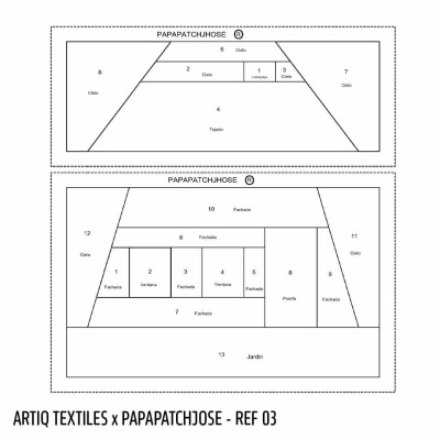 Bloco de Patchwork | Casa