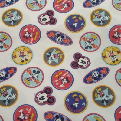 Tecido Disney | Mickey Emblemas