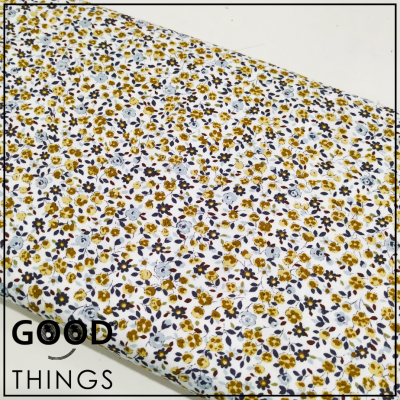 Vaiela Floral Pequeno Mostarda