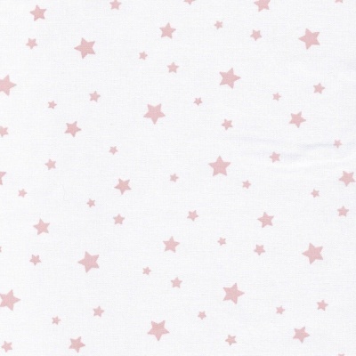 Tecido Básico | Estrelas fundo Branco