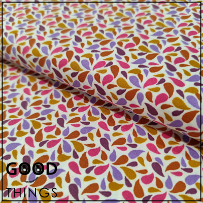 Retalho 65 x 150cm - DOMOTEX | Essenciais | Gotinhas tons Rosa