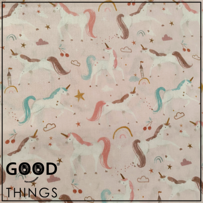 DOMOTEX | Unicórnios fundo Rosa