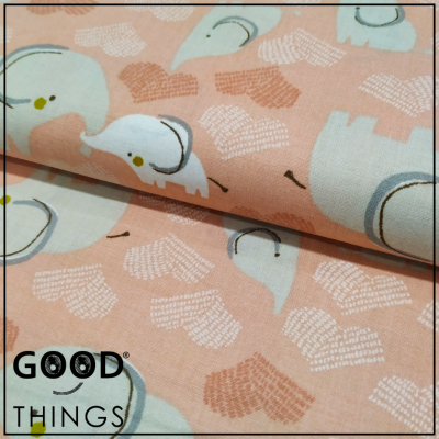 Tecido Elefantes | Elefantes Rosa