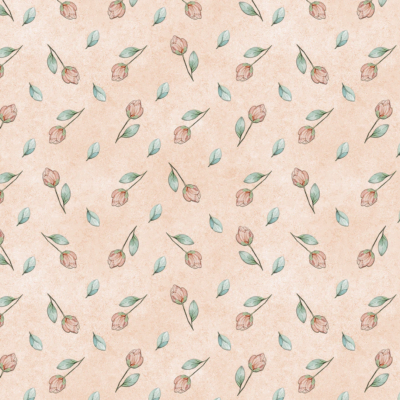 FUXICOS E FRICOTES | Floridinhos Fofos | Mini Floral Fofo Salmão